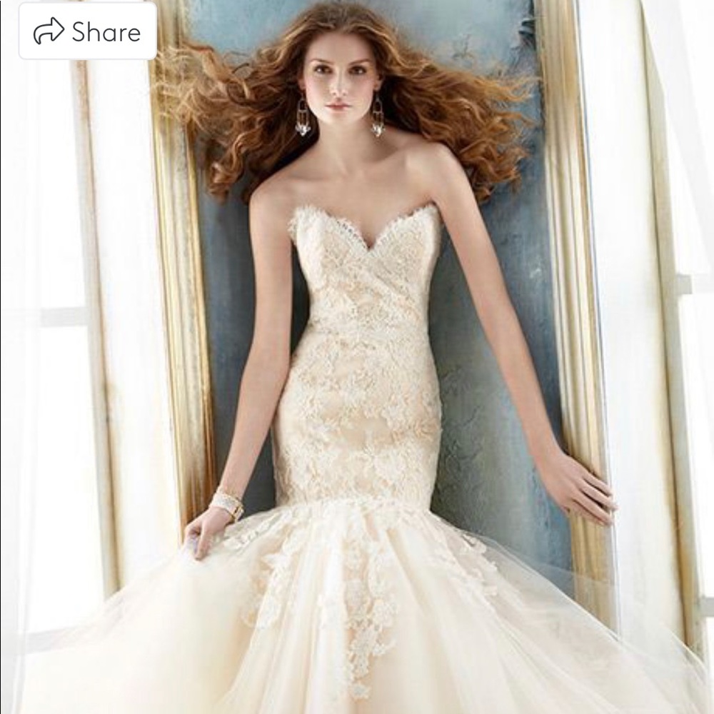 Jim Hjelm wedding dress - amazing condition size 4